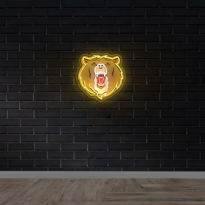Bear head - Premium Neon Artwork