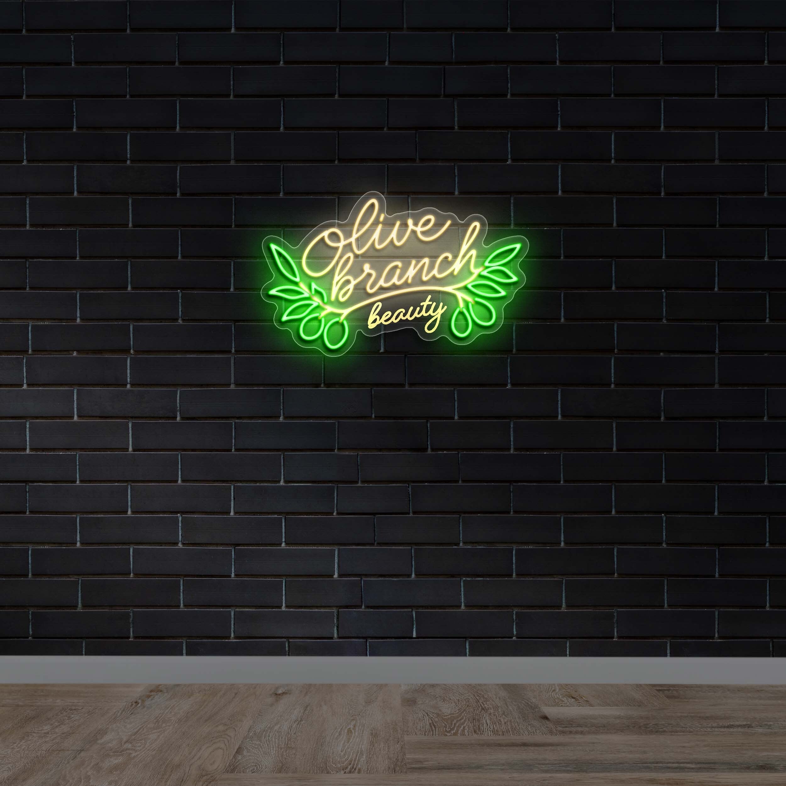 Olive Branch - Premium Neon Artwork