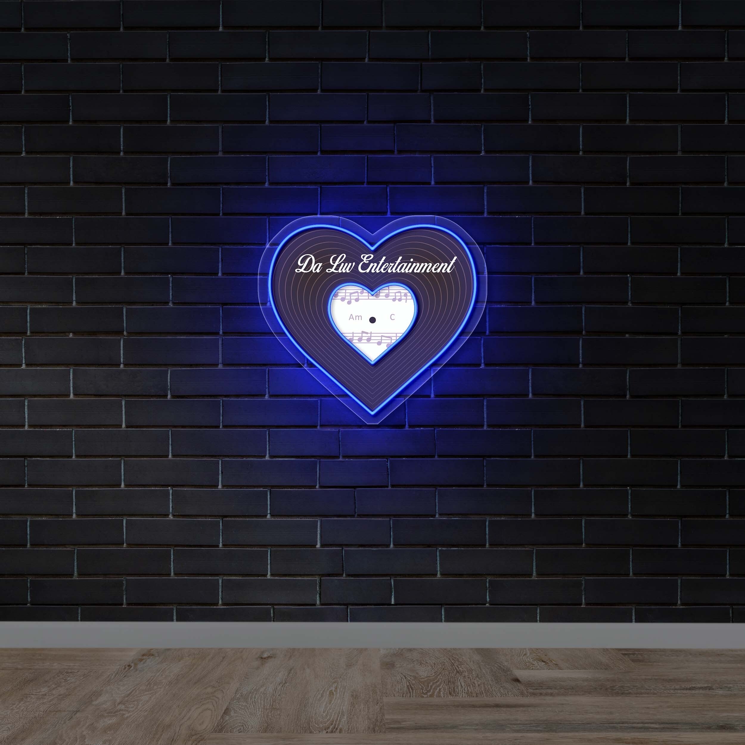 Da Luv Entertainment - Premium Neon Artwork