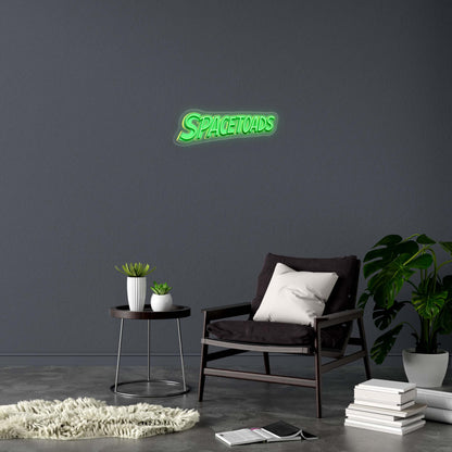 SPACETOADS - Premium Neon Artwork