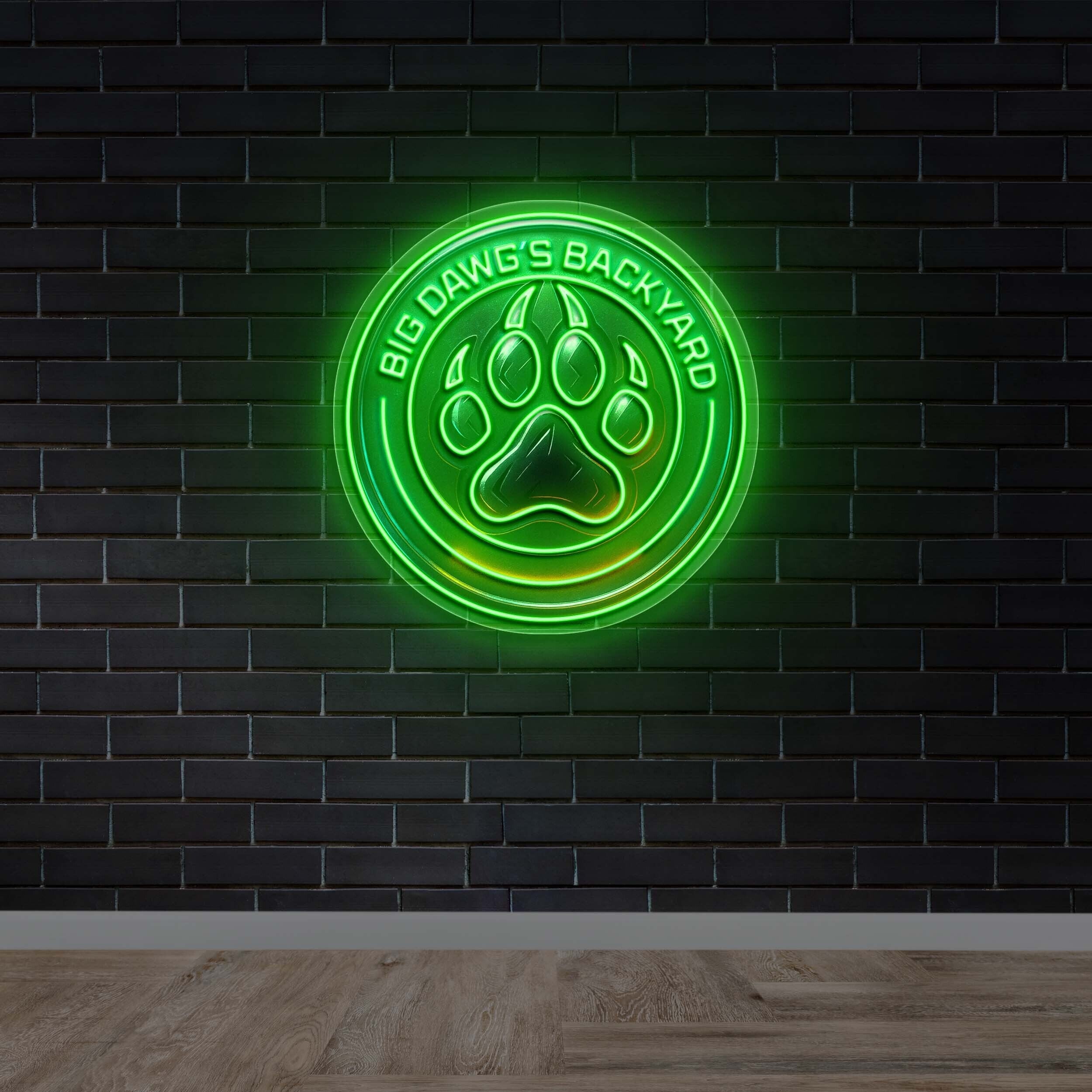 Big Dawg’s Backyard - Premium Neon Artwork