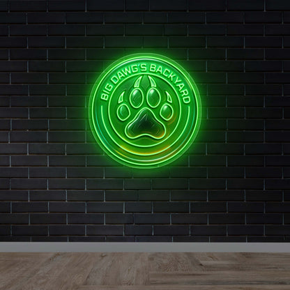 Big Dawg’s Backyard - Premium Neon Artwork