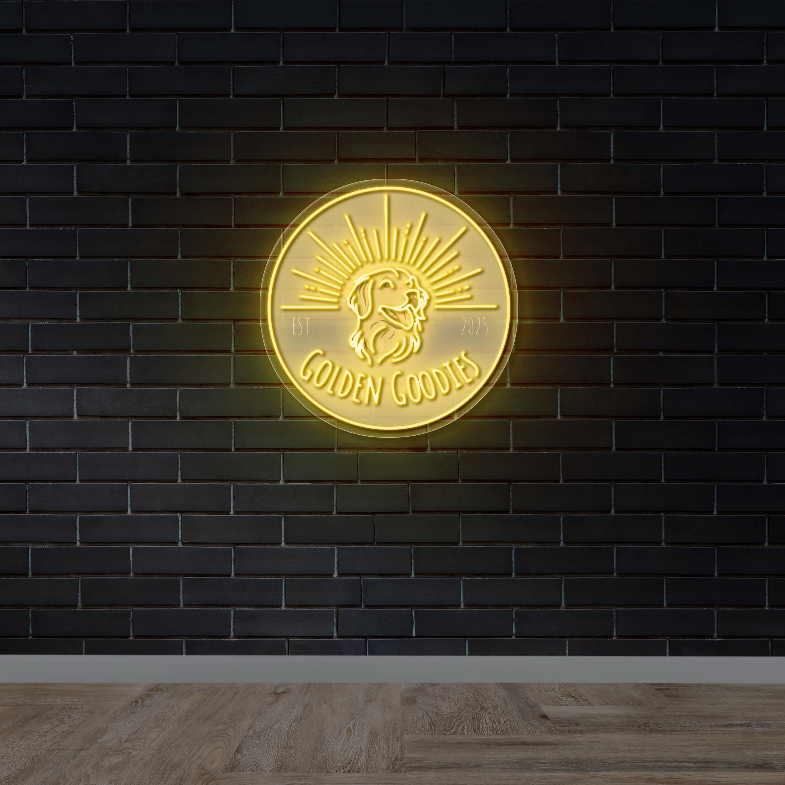 GOLDEN GOODIES - Premium Neon Artwork