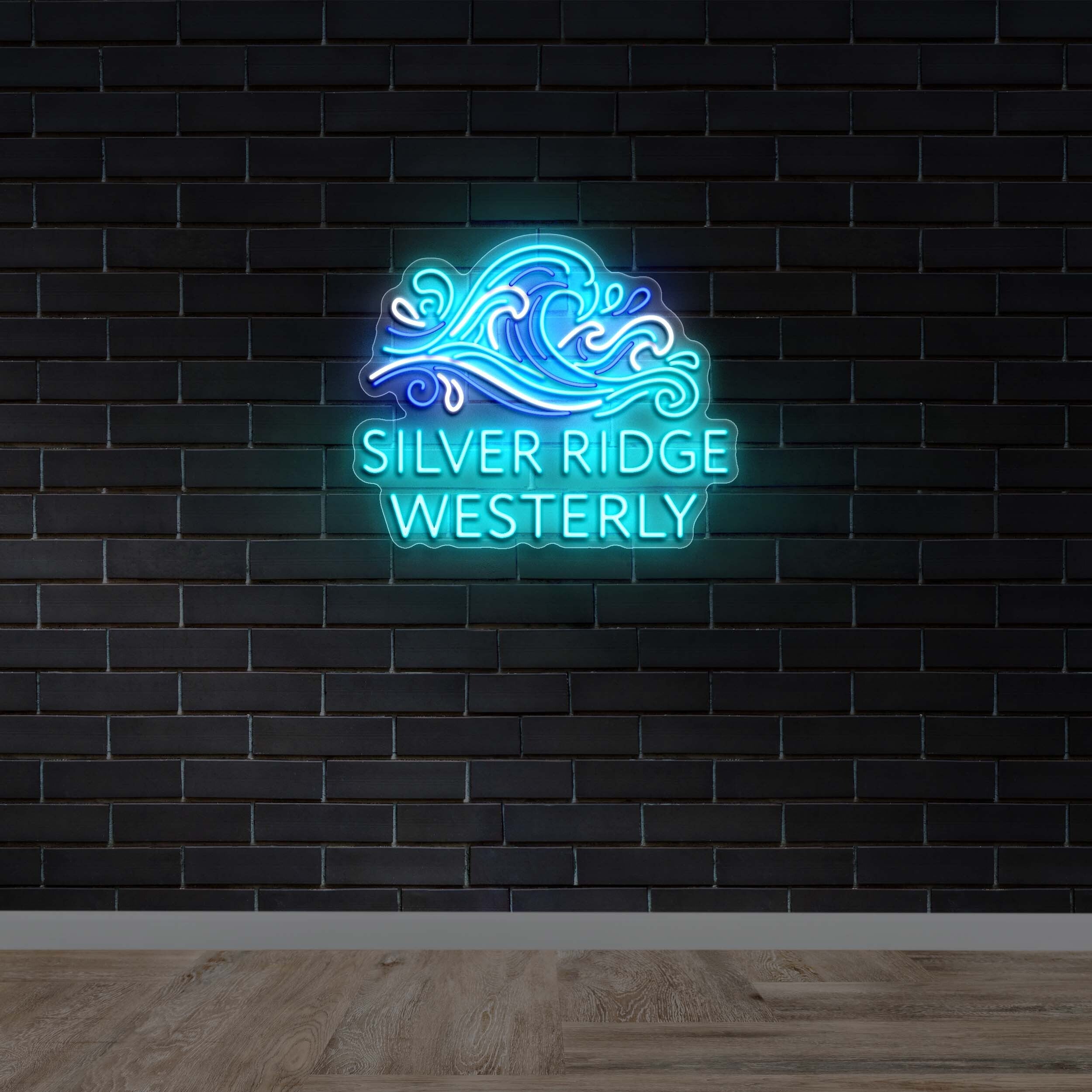 SILVER RIDGE WESTERLY - Premium Neon Artwork