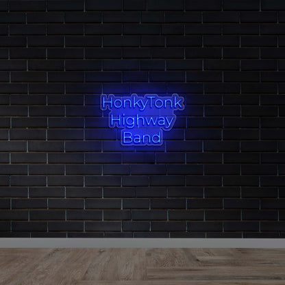 HonkyTonk Highway Band - Premium Neon Artwork