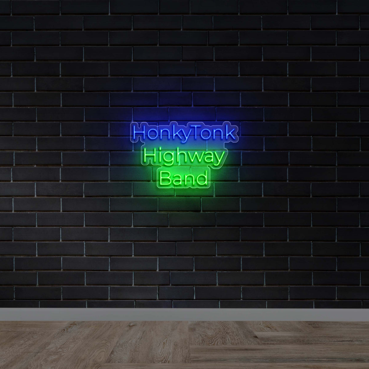 HonkyTonk Highway Band - Premium Neon Artwork