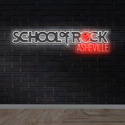 SCHOOL OF ROCK ASHEVILLE | 2nd Version - Premium Neon Artwork