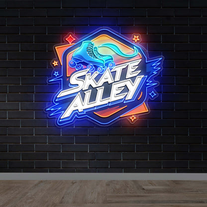 Skate alley - Premium Neon Artwork