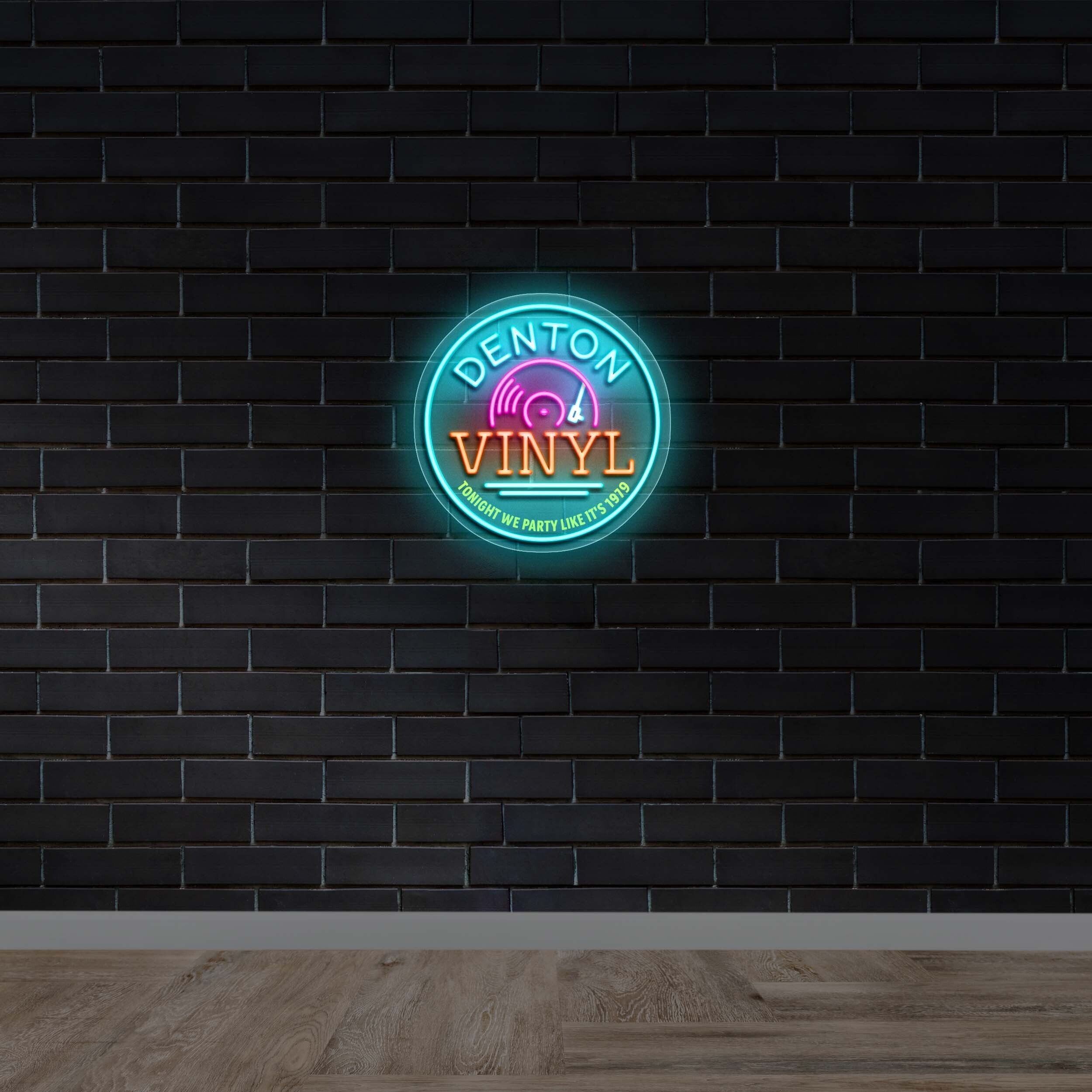 Denton Vinyl - Premium Neon Artwork