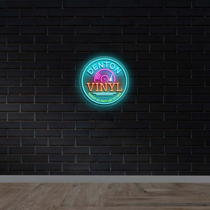 Denton Vinyl - Premium Neon Artwork
