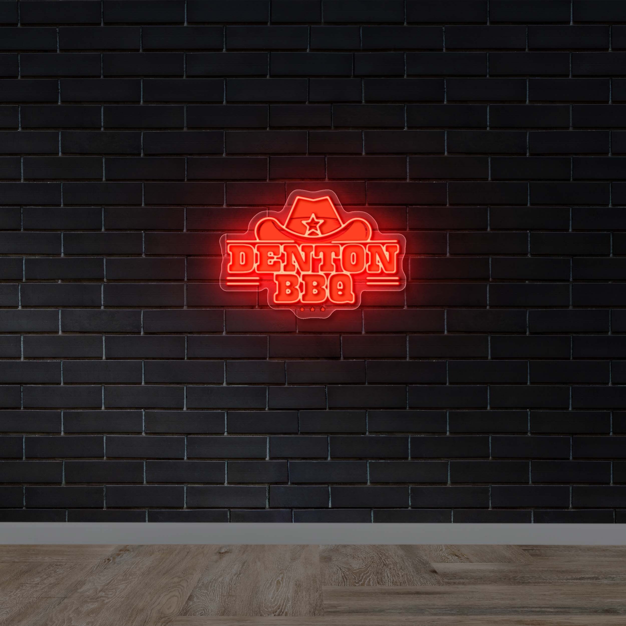 DENTON BBQ - Premium Neon Artwork