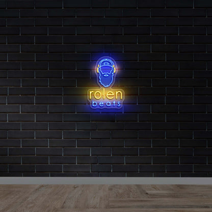 Rolen Beats - Premium Neon Artwork