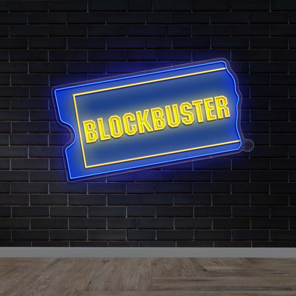 Blockbuster - Premium Neon Artwork