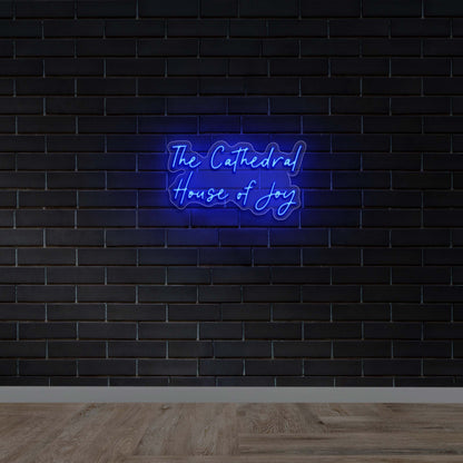 The Cathedral House of Joy - Premium Neon Artwork
