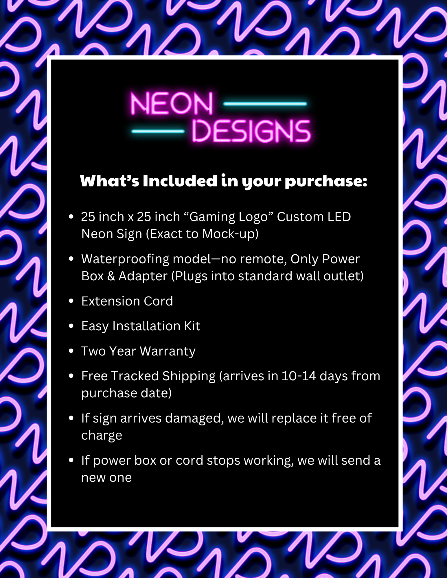 Gaming Logo - Premium Neon Artwork