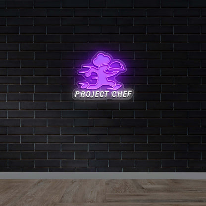 Project Chef - Premium Neon Artwork