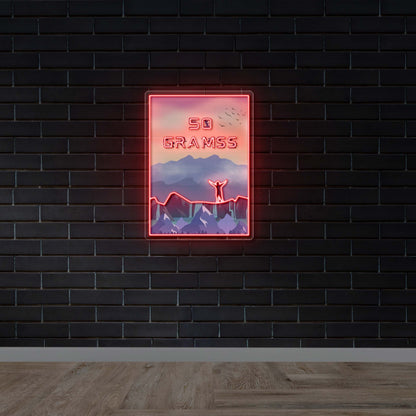50 gramss - Premium Neon Artwork