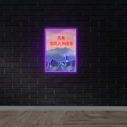 50 gramss - Premium Neon Artwork
