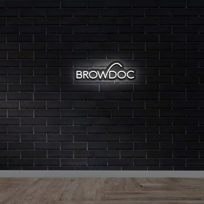 BROWDOC - Premium Neon Artwork
