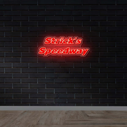 Strick’s Speedway - Premium Neon Artwork