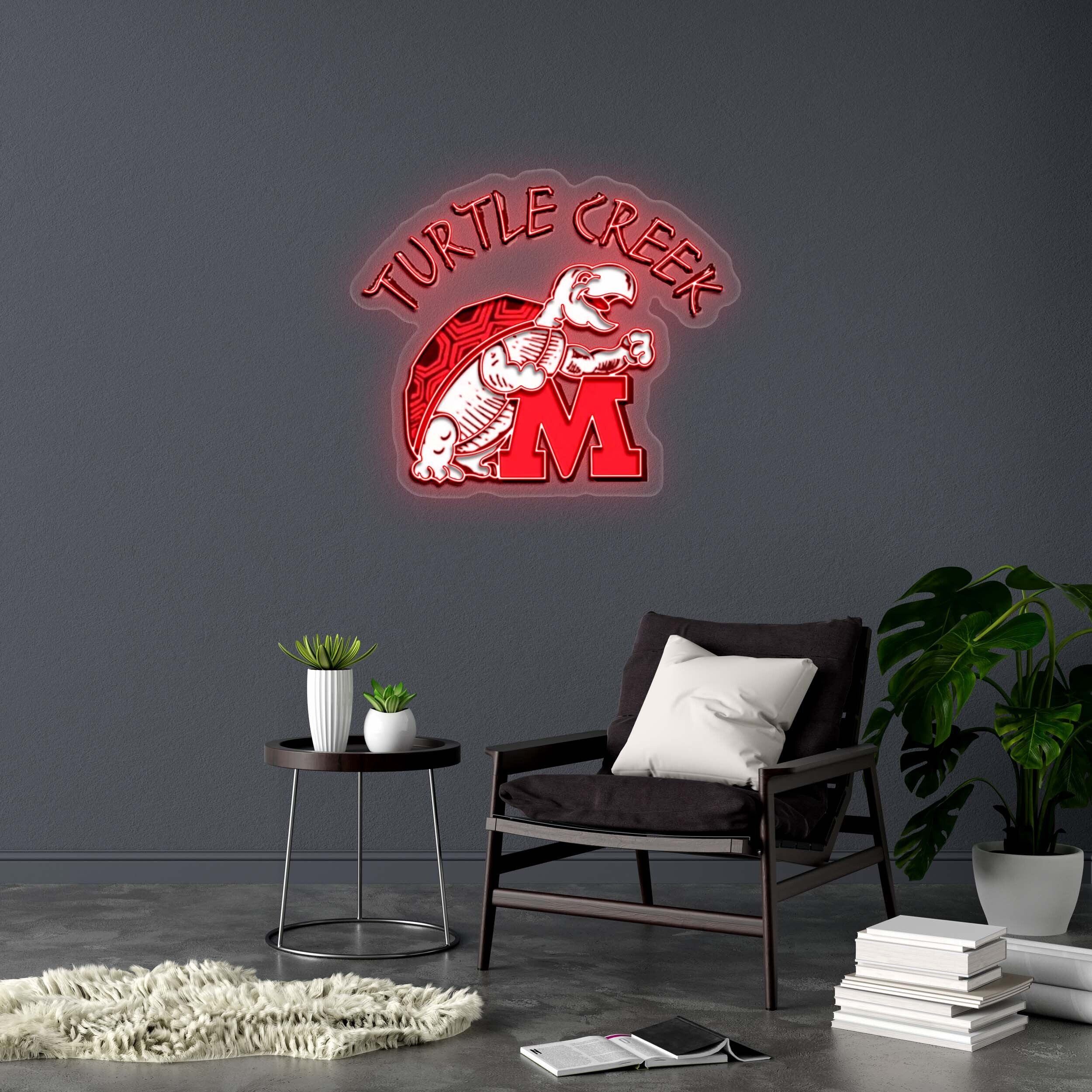 TURTLE CREEK version 2.0 - Premium Neon Artwork