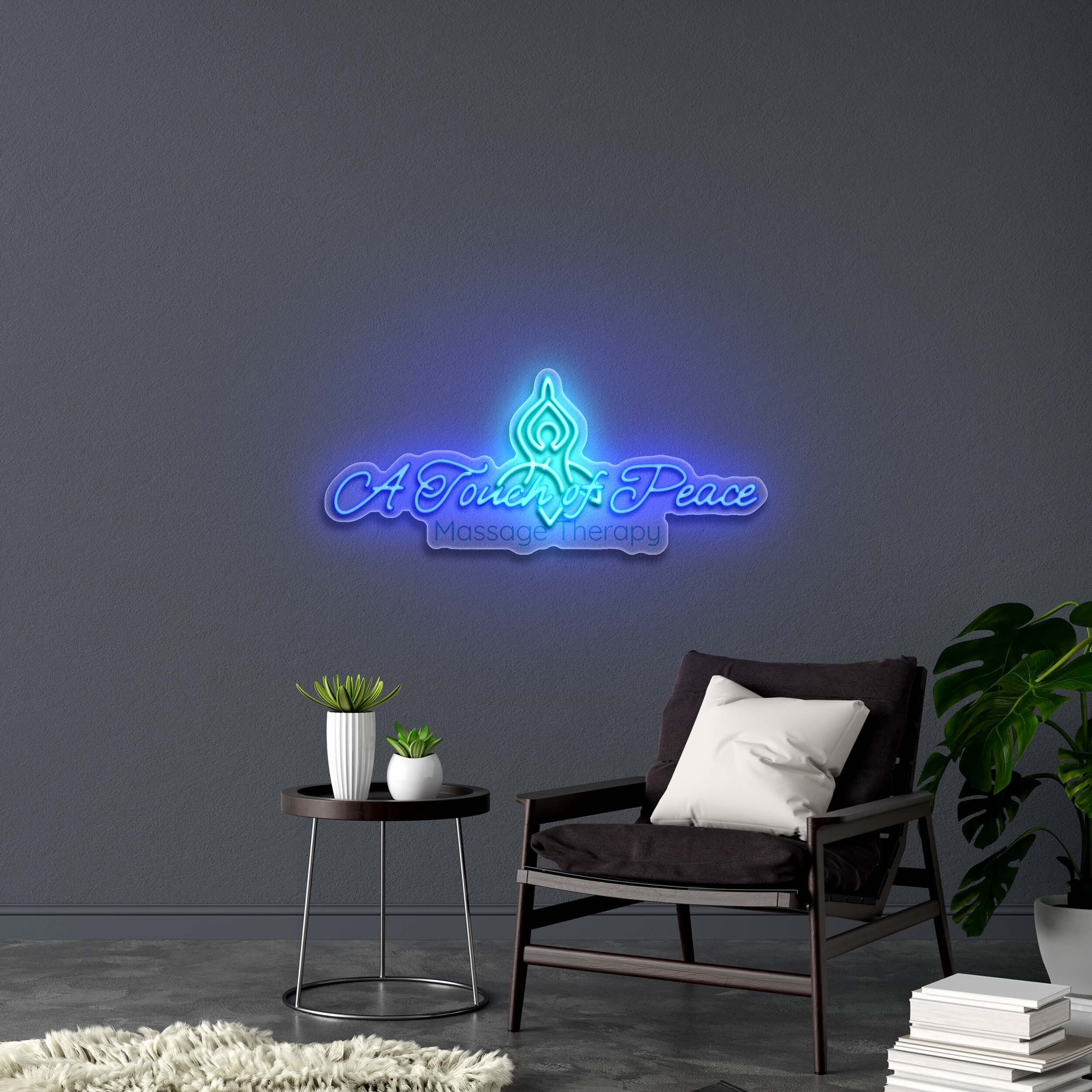 A Touch of Peace - Premium Neon Artwork