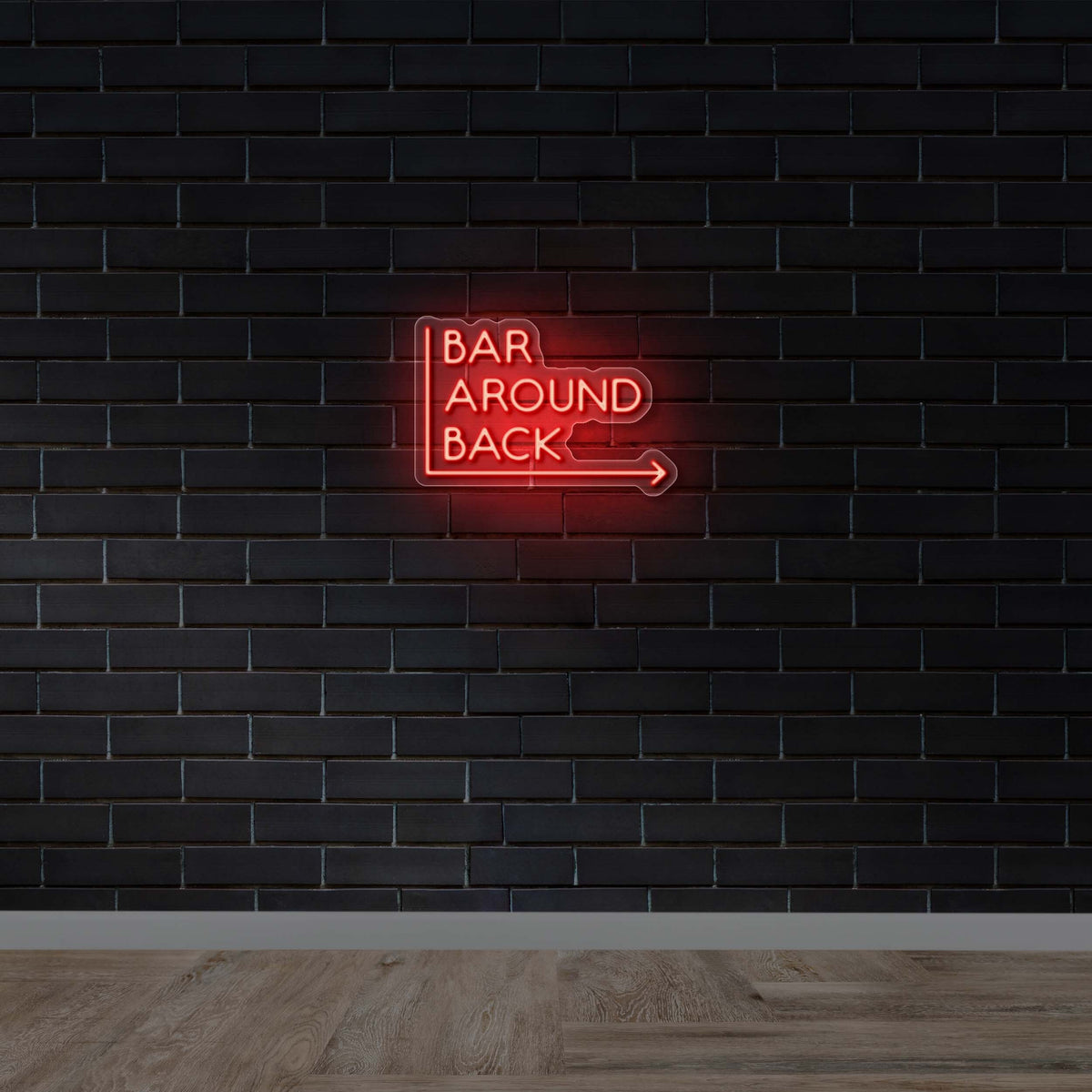 Bar Around Back - Premium Neon Artwork