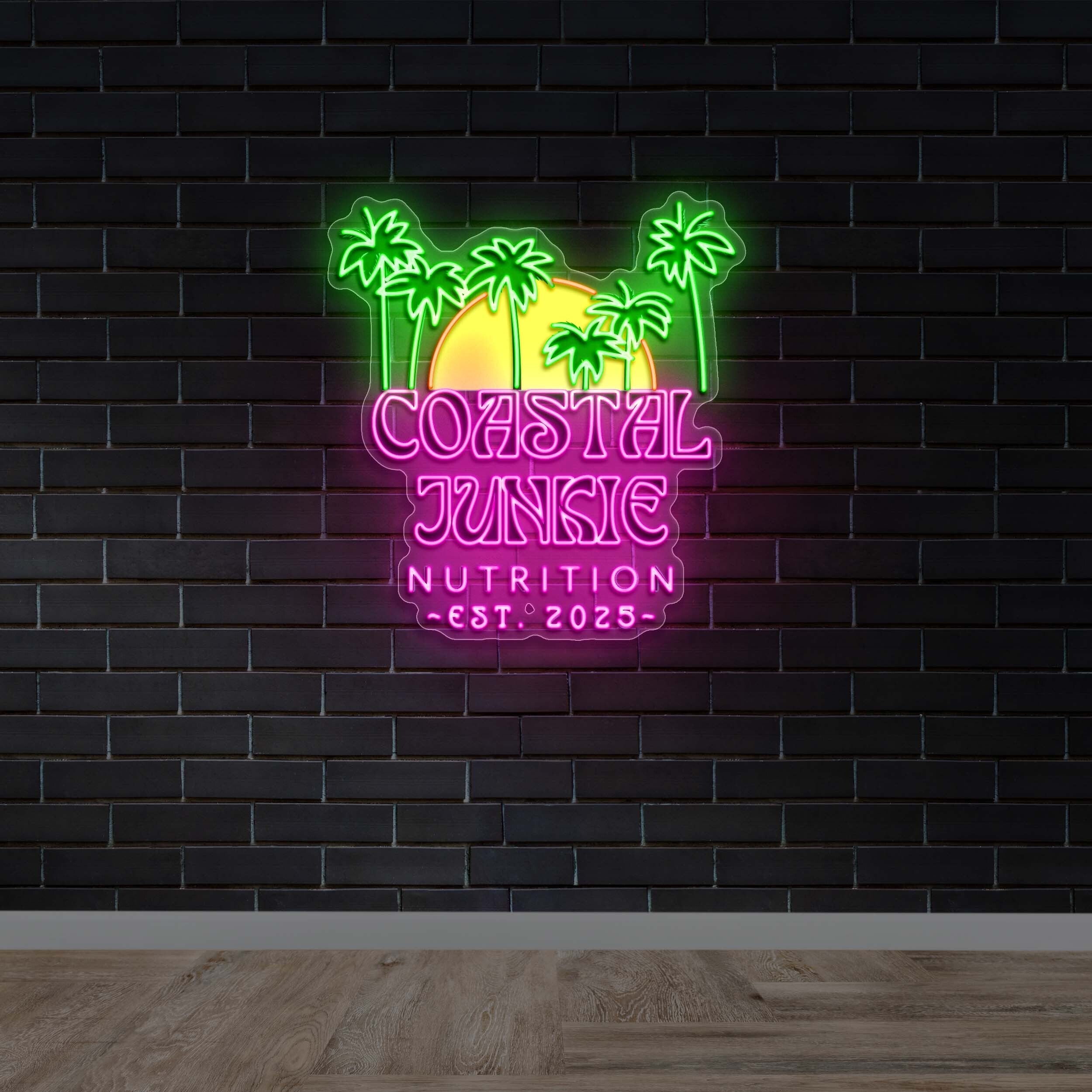 COASTAL JUNKIE - Premium Neon Artwork