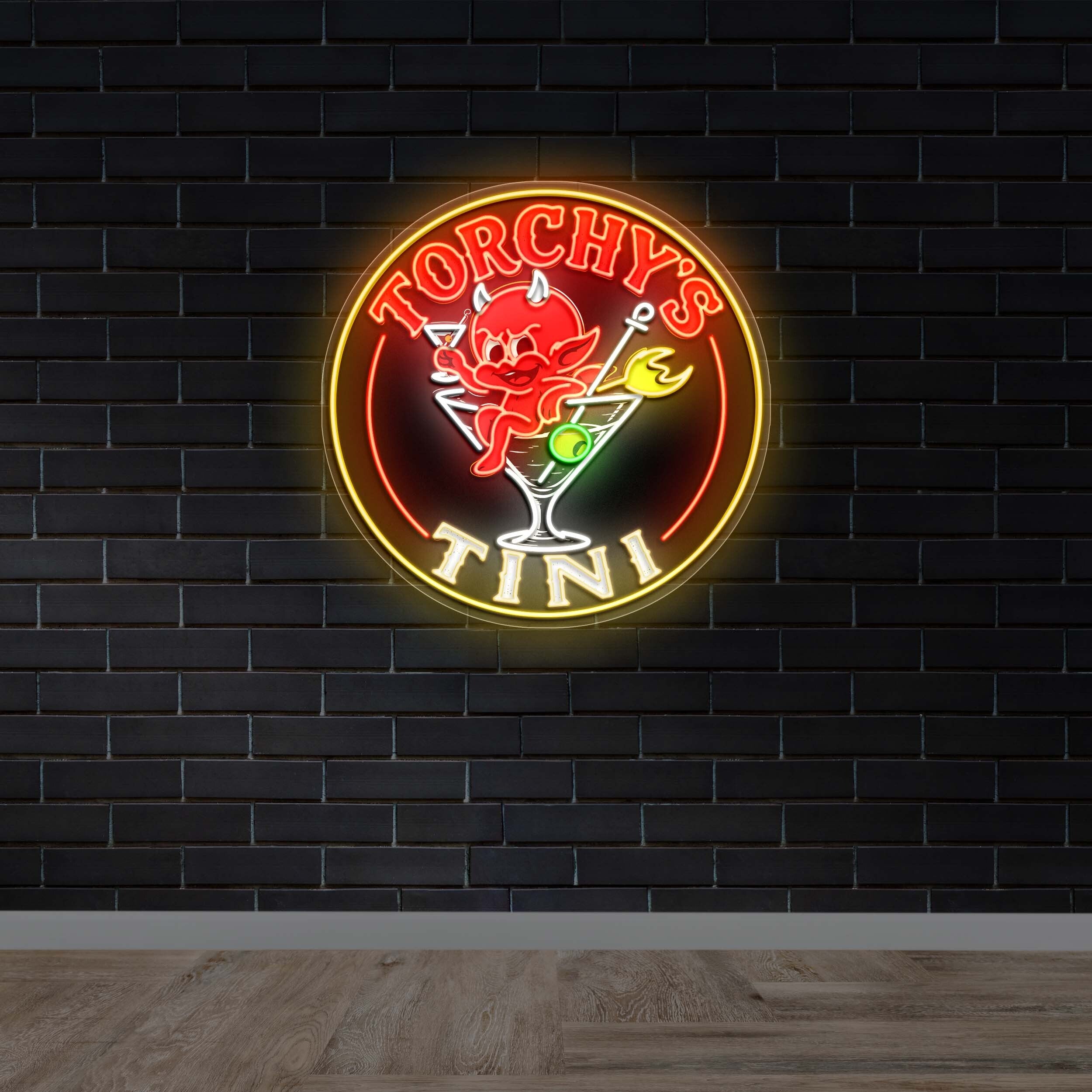 TORCHY'S TINI -  Premium Neon Artwork