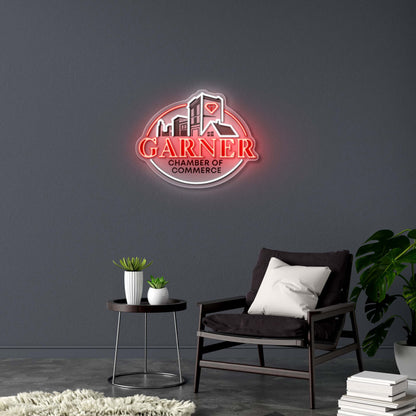 Garner Chamber Of Commerce - Premium Neon Artwork