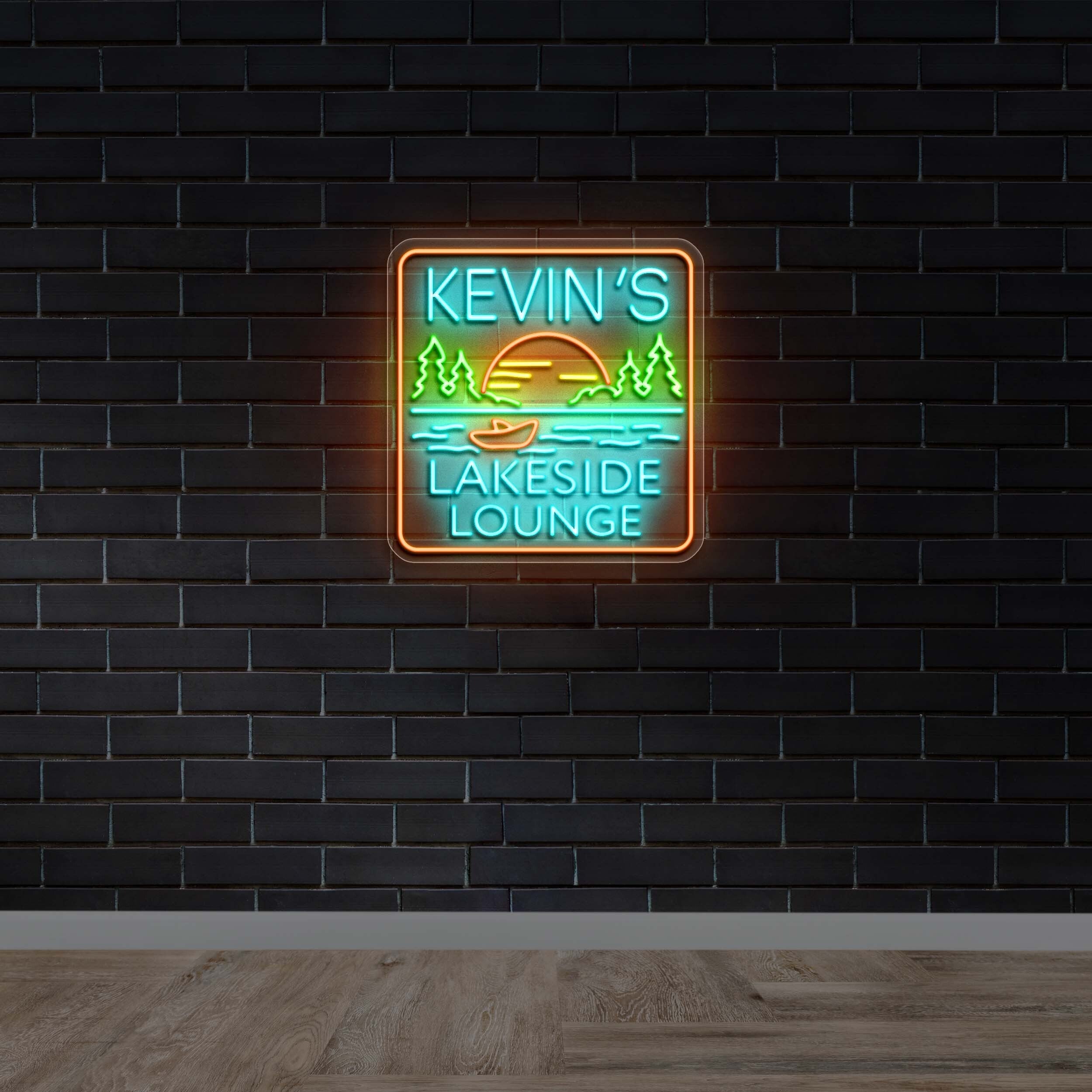 KEVIN'S LAKESIDE LOUNGE - Premium Neon Artwork