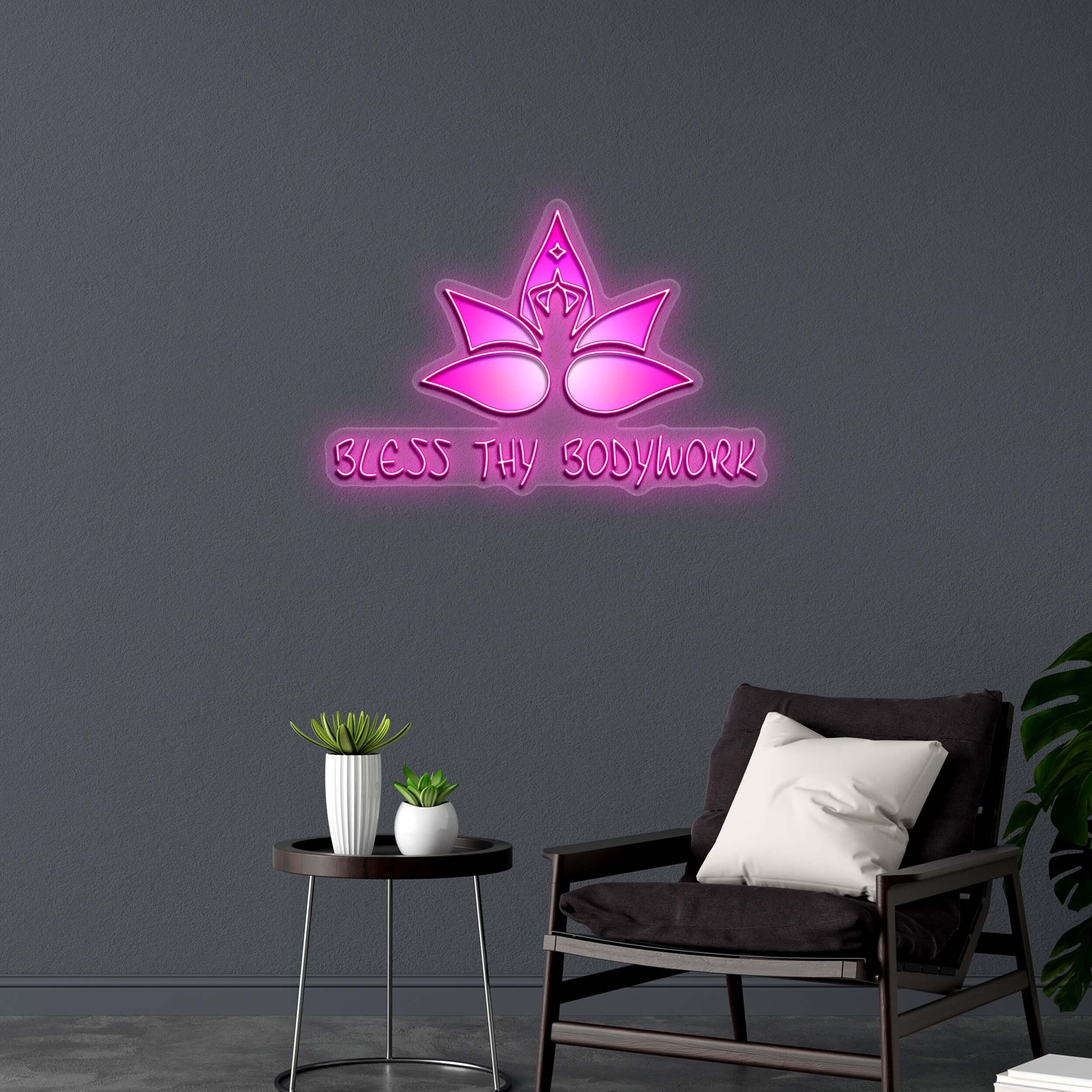 Bless Thy Bodywork - Premium Neon Artwork