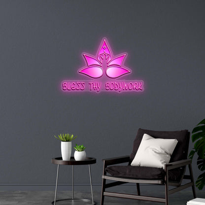 Bless Thy Bodywork - Premium Neon Artwork