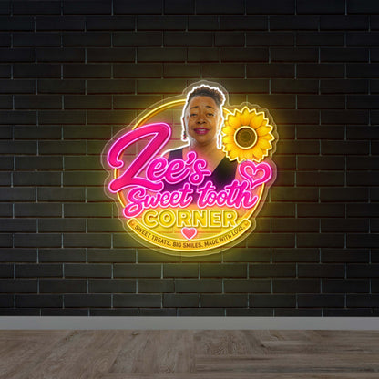 Jennyjens Sweet Shop - Premium Neon Artwork