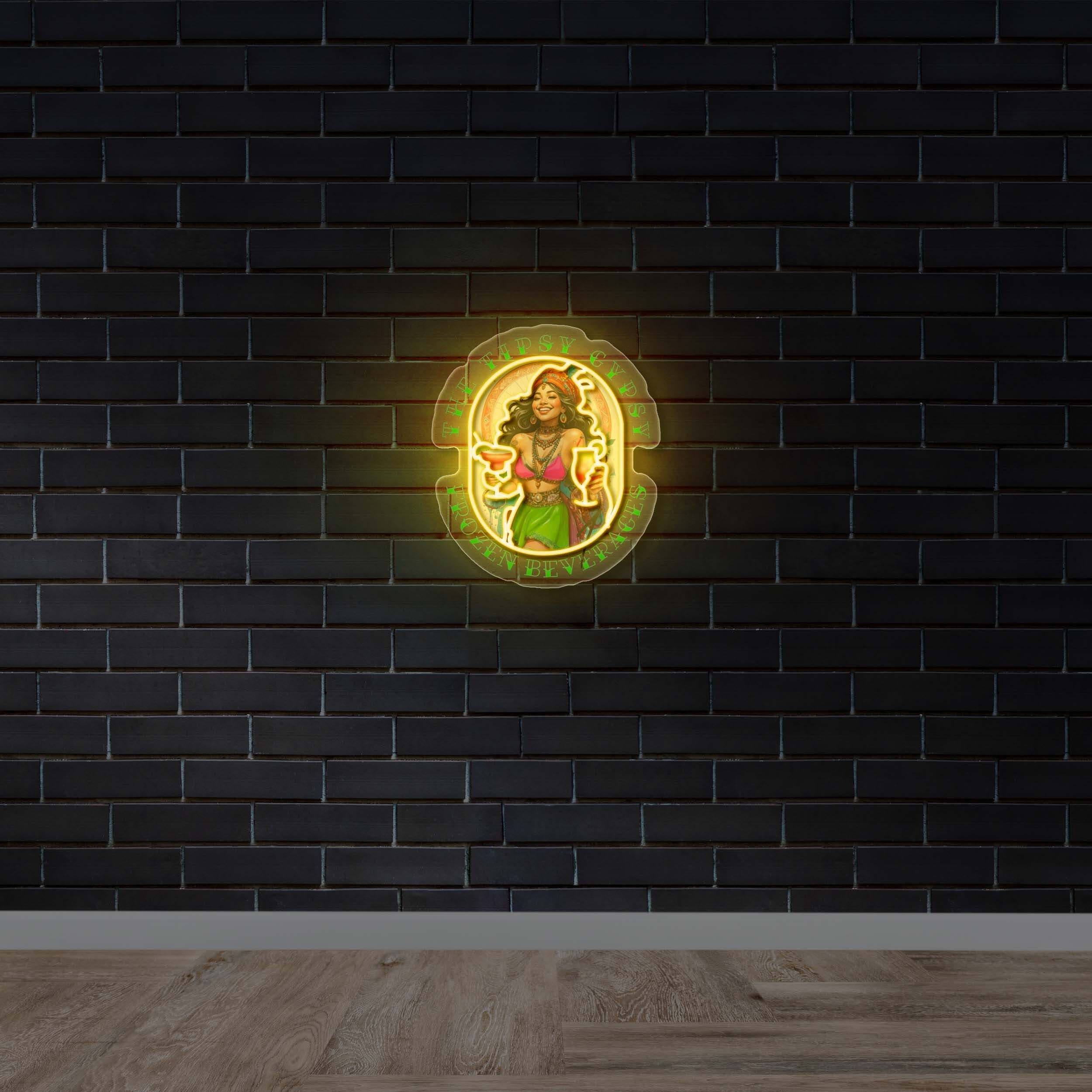 The Tipsy Gypsy - Premium Neon Artwork
