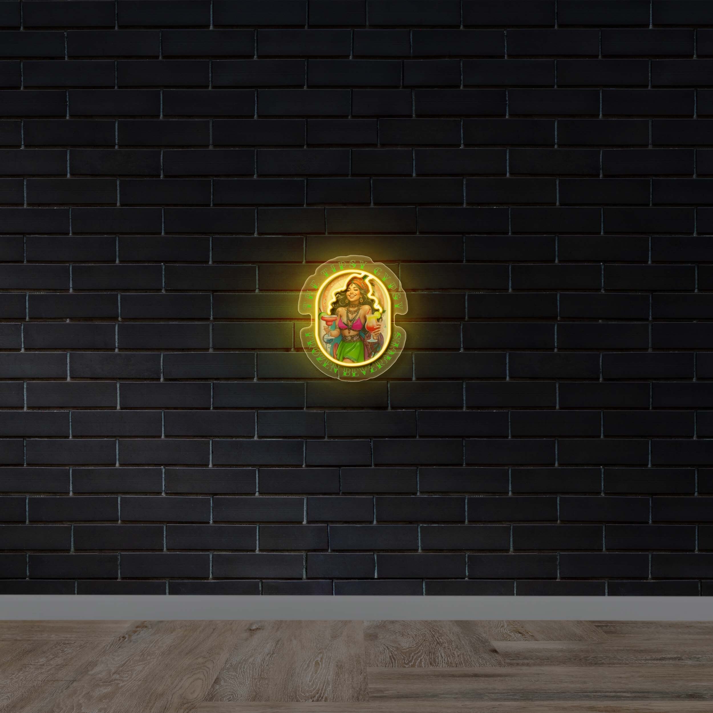 The Tipsy Gypsy - Premium Neon Artwork