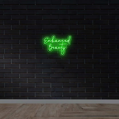 Enhanced Beauty - Premium Neon Artwork