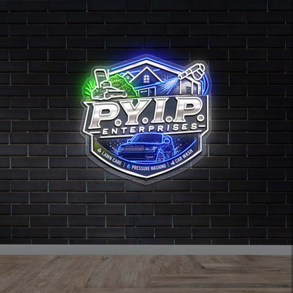 P.Y.I.P. ENTERPRISES - Premium Neon Artwork