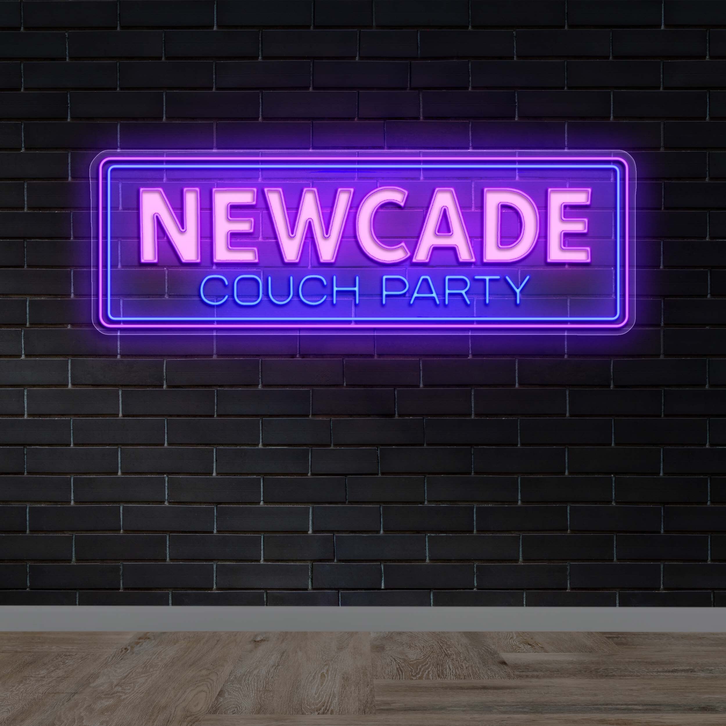 NEWCADE COUCH PARTY - Premium Neon Artwork