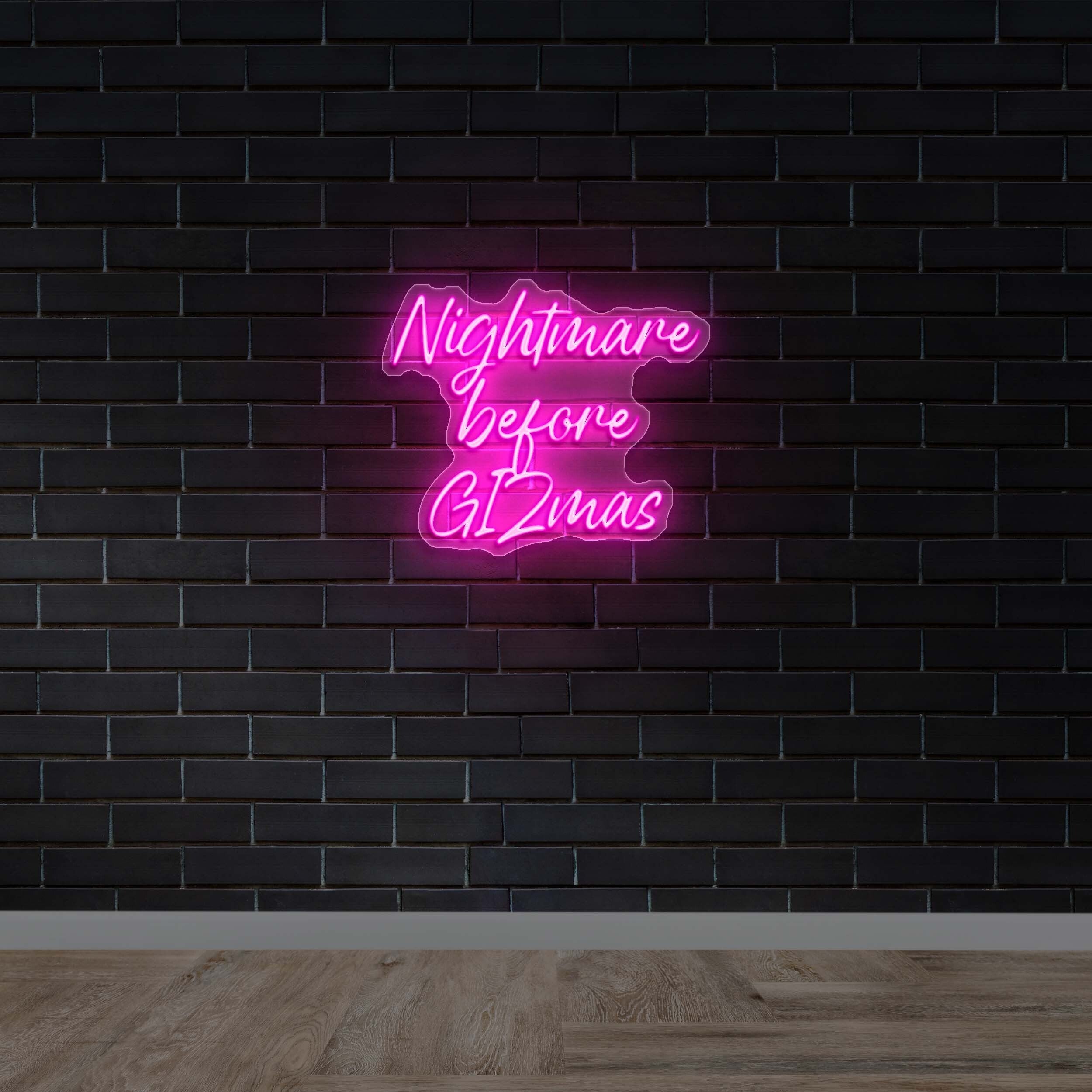 Nightmare before GIZmas - Premium Neon Artwork