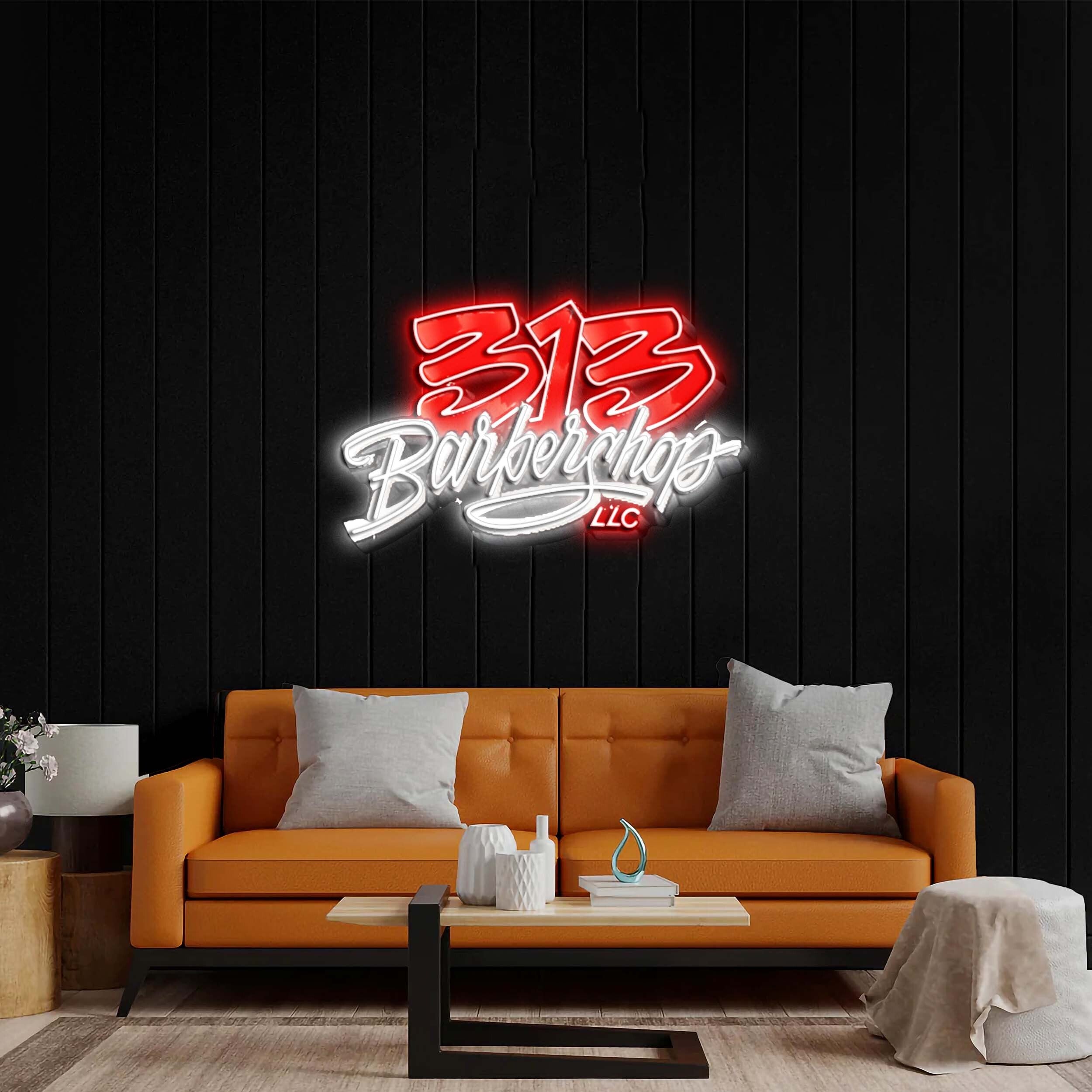 313 Barbershop LLC  - Premium Neon Artwork