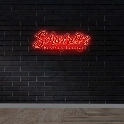 Schwerdt's Revelry Lounge - Premium Neon Artwork