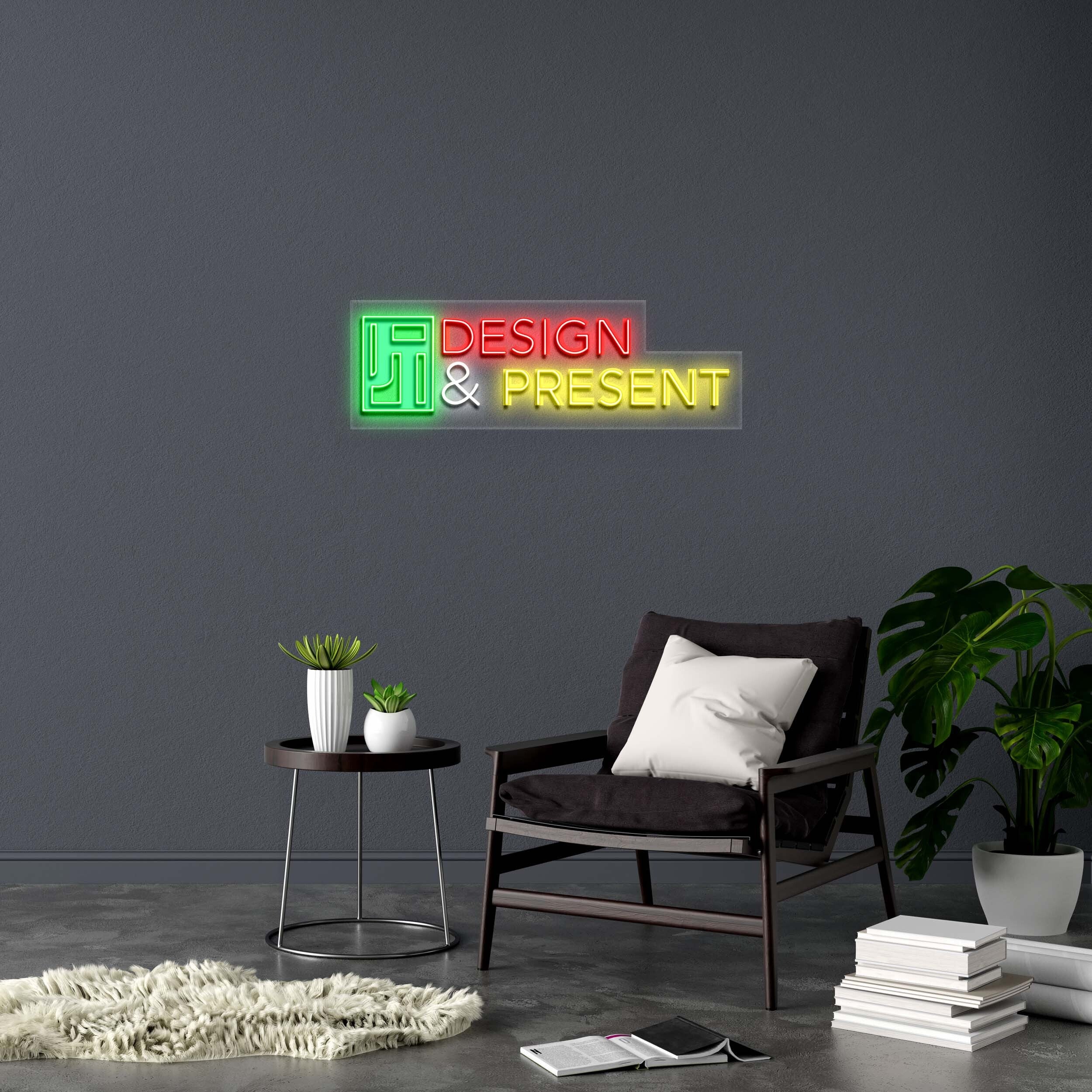 DESIGN & PRESENT - Premium Neon Artwork