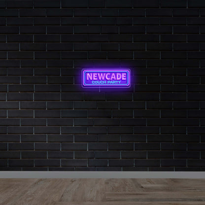 NEWCADE COUCH PARTY - Premium Neon Artwork