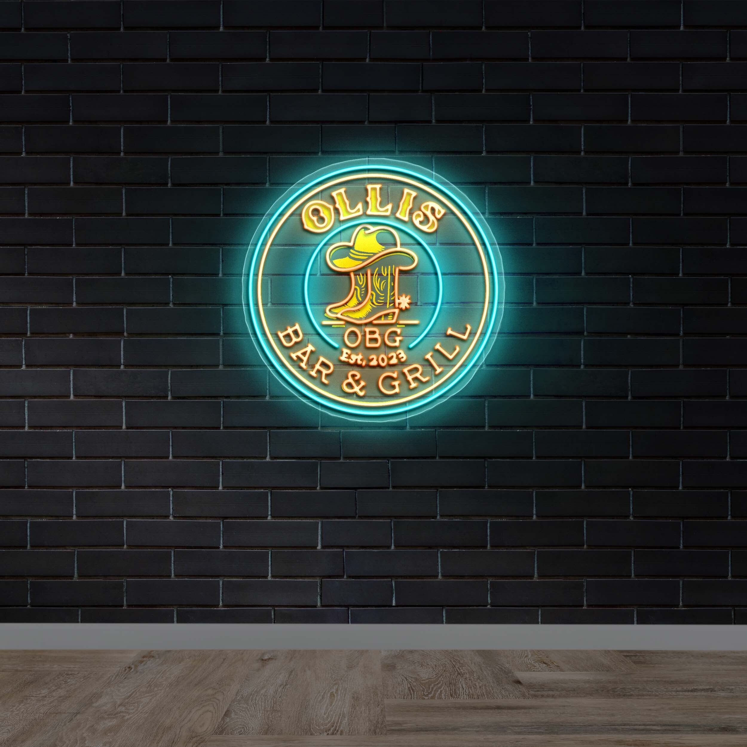 Ollis Bar & Grill – Premium Neon Artwork