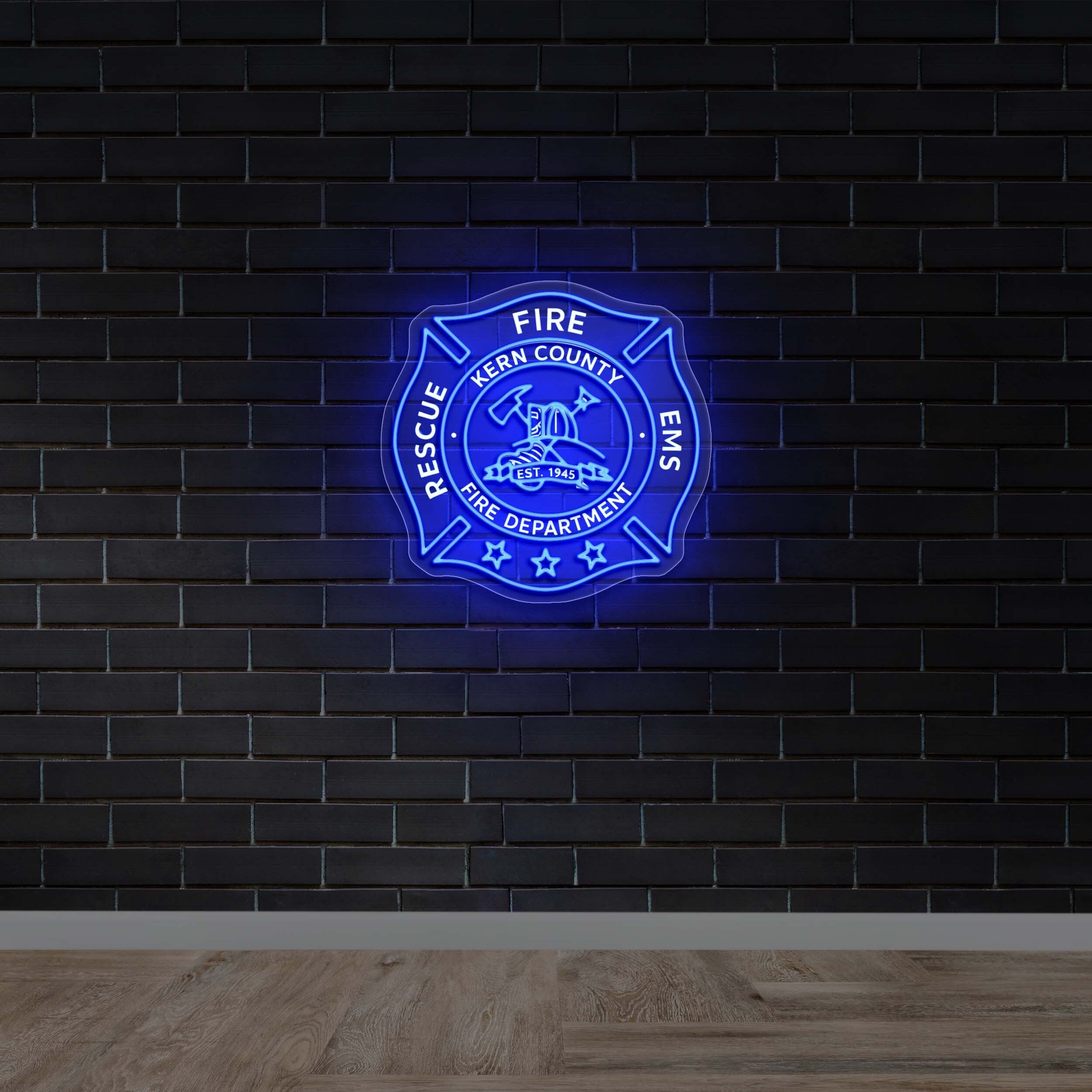 KERN COUNTY FIRE DEPARTMENT - Premium Neon Artwork