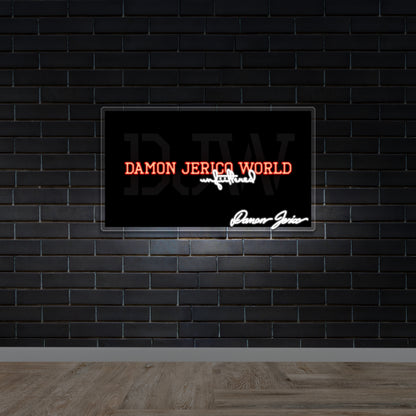 DAMON JERICO WORLD - Premium Neon Artwork