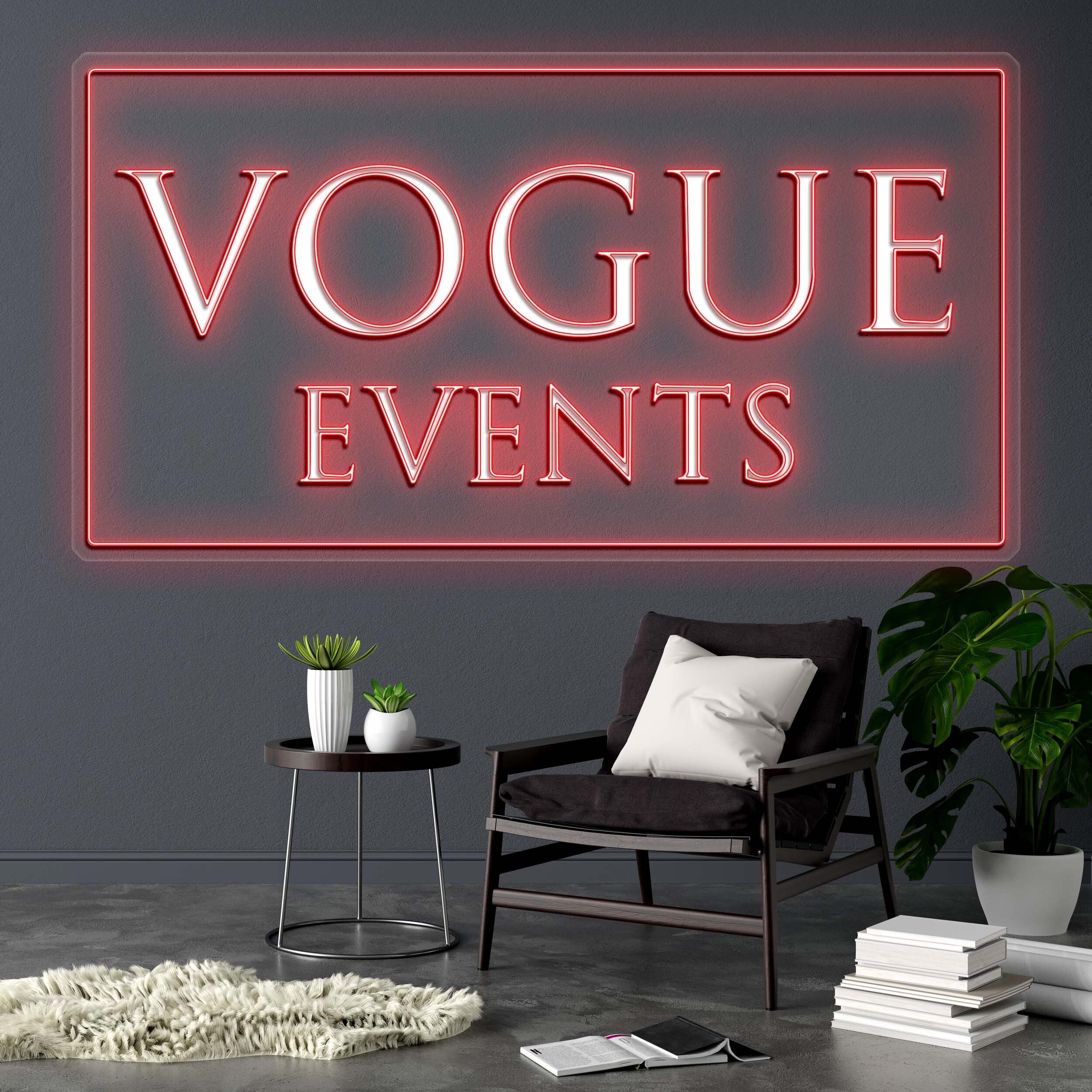 VOGUE EVENTS - Premium Neon Artwork