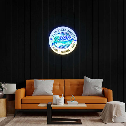 TWO WATA JOINT - Premium Neon Artwork