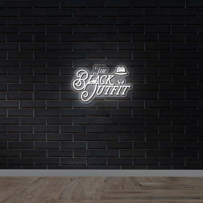The Black Outfit - Premium Neon Artwork